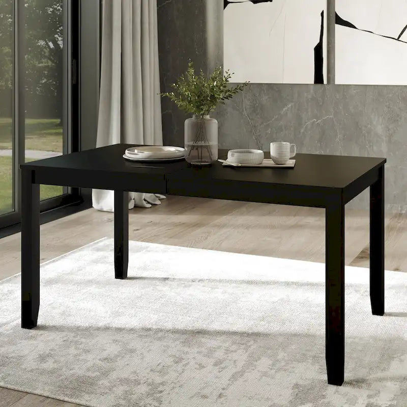 Set da pranzo classico in legno CraftPorch da 7 pezzi