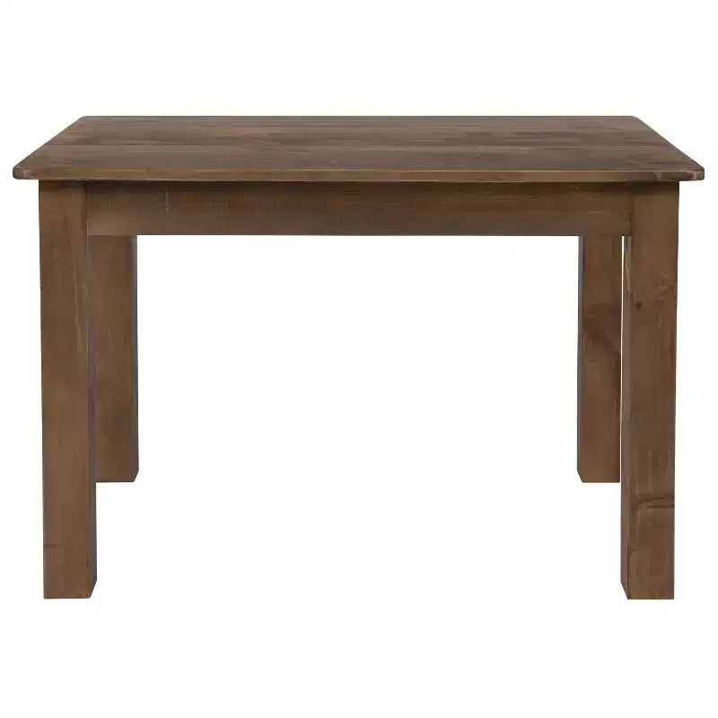 Flash Furniture rechthoekige boerderij-eettafel van massief grenenhout, 46 x 30