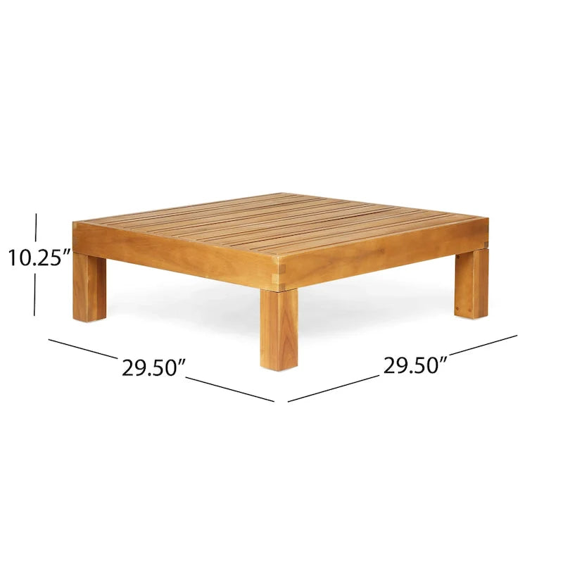 6-teiliges Outdoor-Sitzgruppen-Set aus Akazienholz Brava von Christopher Knight Home