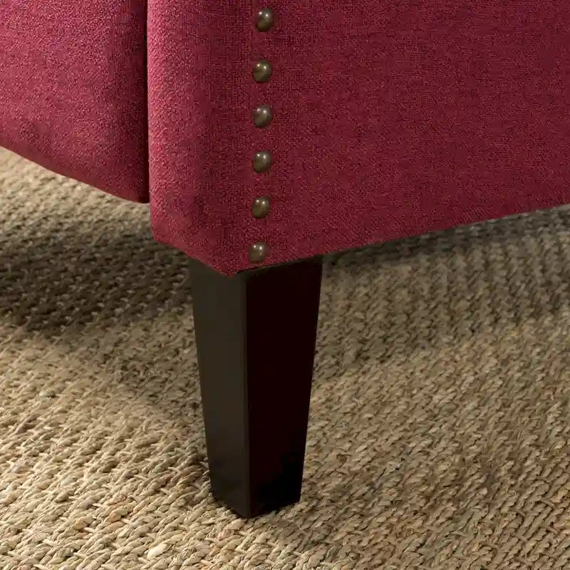 Ohrensessel mit Kippfunktion, gepolstert, klassischer Stil, Akzentmöbel fürs Wohnzimmer