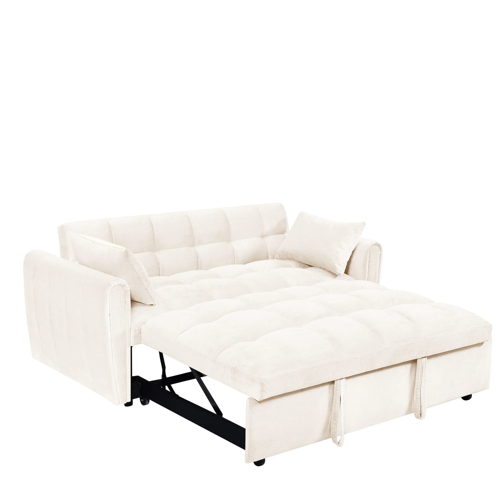 Καναπές-κρεβάτι Velvet 3 σε 1, 64.96, με ρυθμιζόμενη πλάτη, τσέπη αποθήκευσης και αντοχή βάρους 500lb