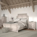 Palisade 5-teiliges Schlafzimmer-Set in Antikweiß