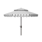 SAFAVIEH Kjerstin Outdoor-Volant für Doppelsonnenschirm mit 9 Ft