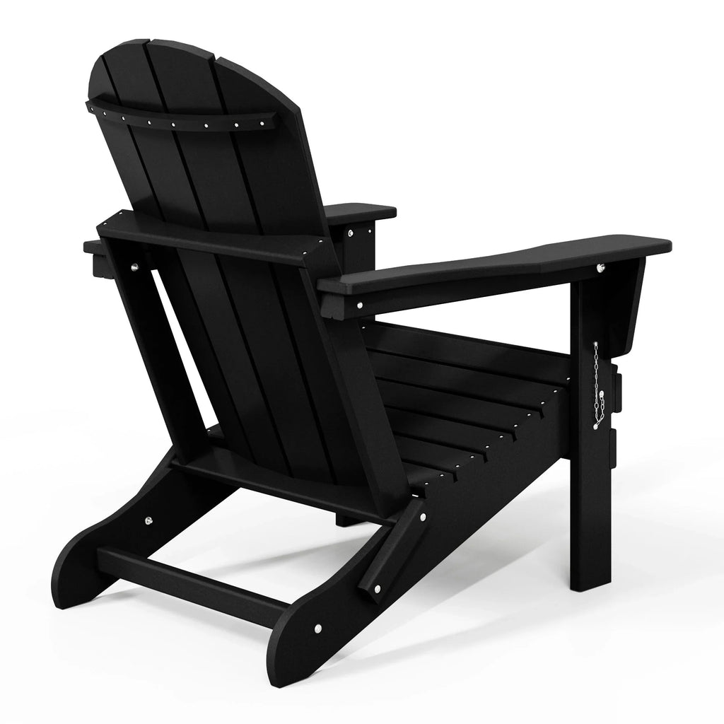 Polytrends Laguna Adirondack-Klappstuhl für die Terrasse, lichtecht und wetterbeständig