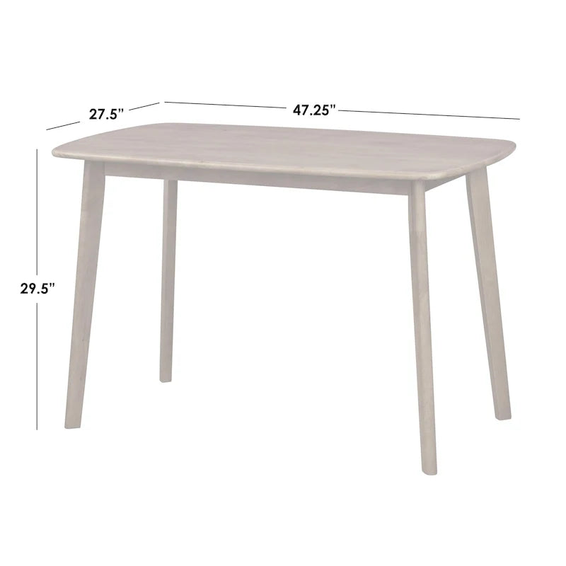 Ensemble de salle à manger Nettie en bois massif Simple Living, 4 pièces