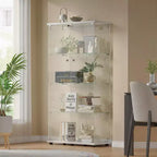 64.5 X 32 Glass Display Cabinet Curio Cabinet with Lock