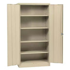 Edsal 36Wx18Dx72H Steel Freestanding Cabinet Beige