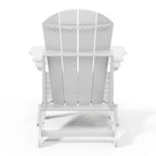 Polytrends Laguna Adirondack-Klappstuhl für die Terrasse, lichtecht und wetterbeständig
