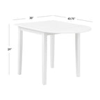 Simple Living Country Cottage eethoek, 3-delig, met neerklapbare bladen