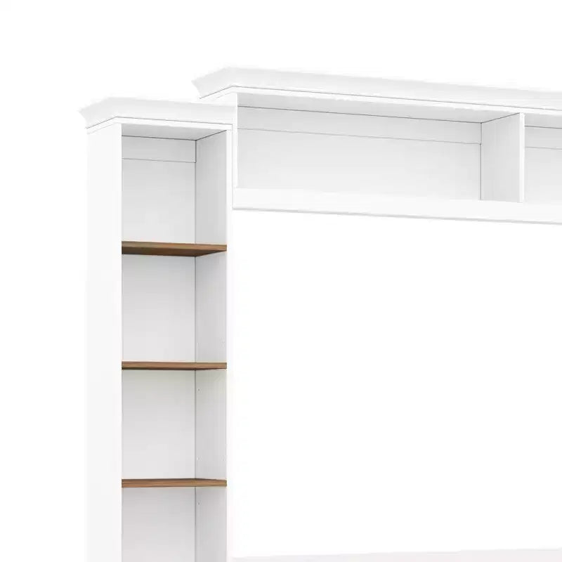 ModernLuxe 4-in-1-Unterhaltungszentrum im Landhausstil, passend für Fernseher bis 70, TV-Ständer-Medienkonsole mit verstellbaren Einlegeböden und Schubladen