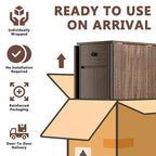 ATJafurn 59'' Foldable Dining Table with Drop Leaves for Small Space, Rectangular Wooden Extendable kitchen Table with Wheels and Storage