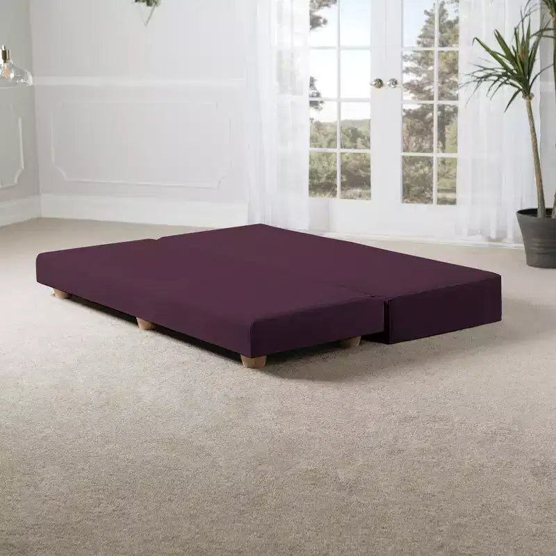 Tagesbett / ausziehbares Schlafsofa in Queen-Size - Microvelvet