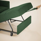 Sofá-cama ajustável 3 em 1, sofá-cadeirão extensível, cama dobrável convertível para sala de estar