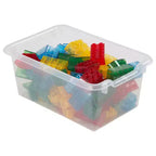 Mobiler Fächerschrank mit Tablettfächern und 15 Behältern mit Schaufelfront, 3x4, Kindermöbel