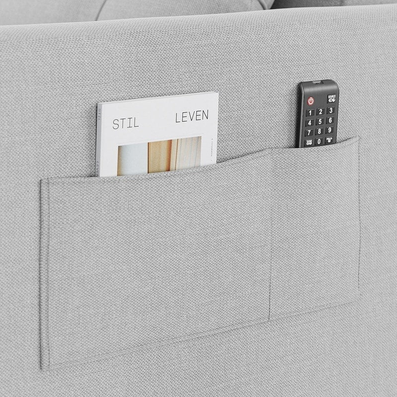 Sofá-cama ajustável 3 em 1, sofá-cadeirão extensível, cama dobrável convertível para sala de estar