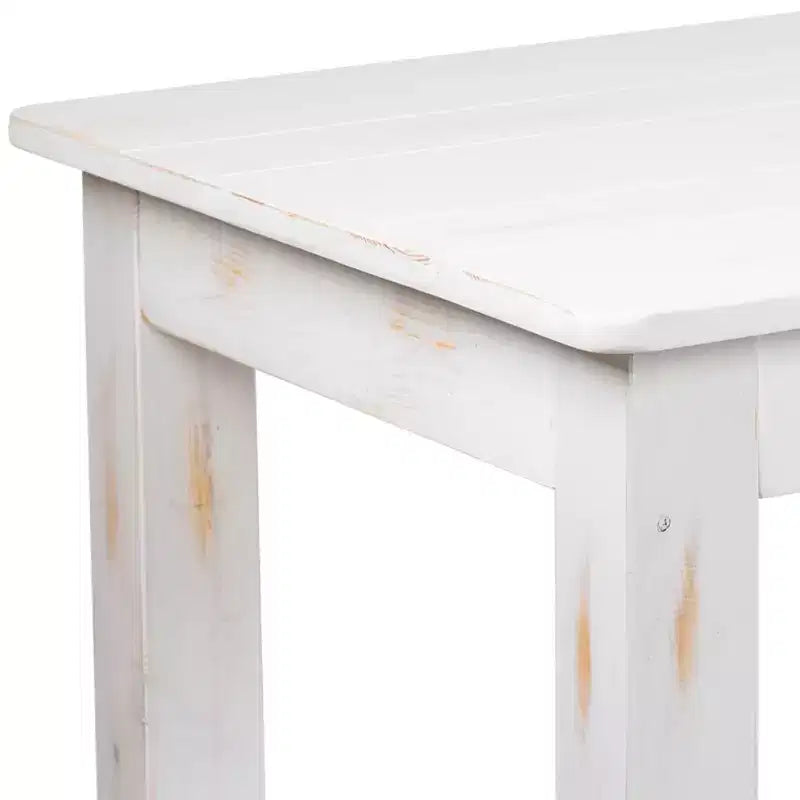 Flash Furniture rechthoekige boerderij-eettafel van massief grenenhout, 46 x 30