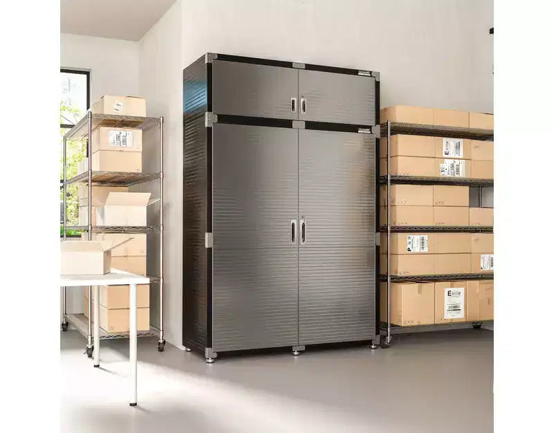 Seville Classics UltraHD extra brede opbergkastset van 2 delen, 60 x 24