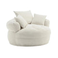 Fauteuil rond de relaxation ?C blanc/bleu/gris/jaune/orange/rouge rosé/bleu marine/vert, 1 ou 2 places