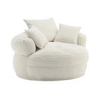 Fauteuil rond de relaxation ?C blanc/bleu/gris/jaune/orange/rouge rosé/bleu marine/vert, 1 ou 2 places