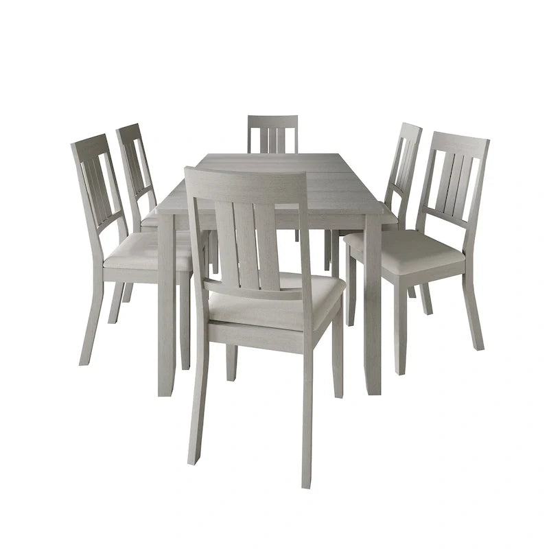 CraftPorch Classic 7-piece Wooden Dining Set