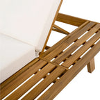 Christopher Knight Home- Michael loungeset van acaciahout voor buiten, set van 2