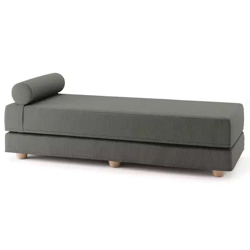 Tagesbett / ausziehbares Schlafsofa in Queen-Size - Microvelvet