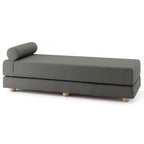 Tagesbett / ausziehbares Schlafsofa in Queen-Size - Microvelvet
