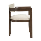 Conrad Sophisticated Modern Dining Chair With Armrest by Christopher Knight Home
