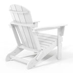 Polytrends Laguna Adirondack-Klappstuhl für die Terrasse, lichtecht und wetterbeständig