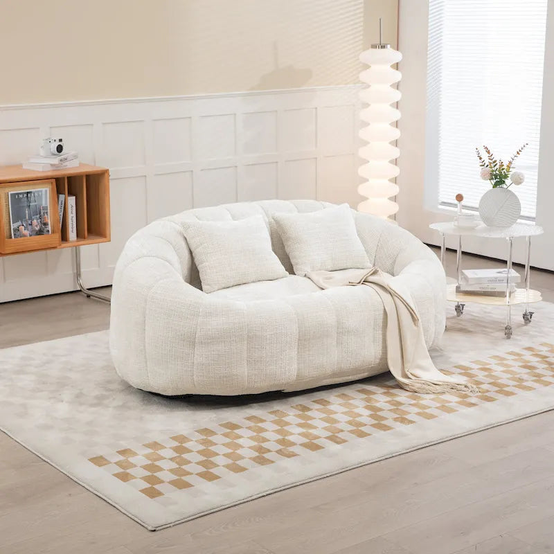 GDFStudio - Laurel-Chenille-Zweisitzer mit hochdichtem Schaumstoff und extra großem Komfort