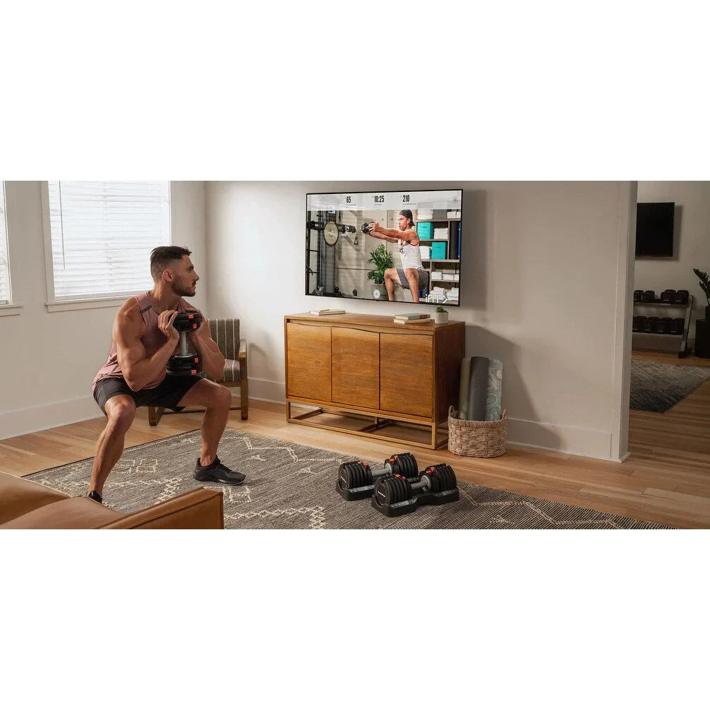 Ensemble d’haltères NordicTrack Select-a-Weight de 55 lb