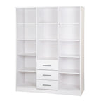 Palace Imports Cosmo Kleiderschrank mit 3 Türen aus 100 % Massivholz und Türen aus Massivholz oder mit Spiegel