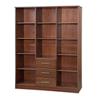 Palace Imports Cosmo Kleiderschrank mit 3 Türen aus 100 % Massivholz und Türen aus Massivholz oder mit Spiegel