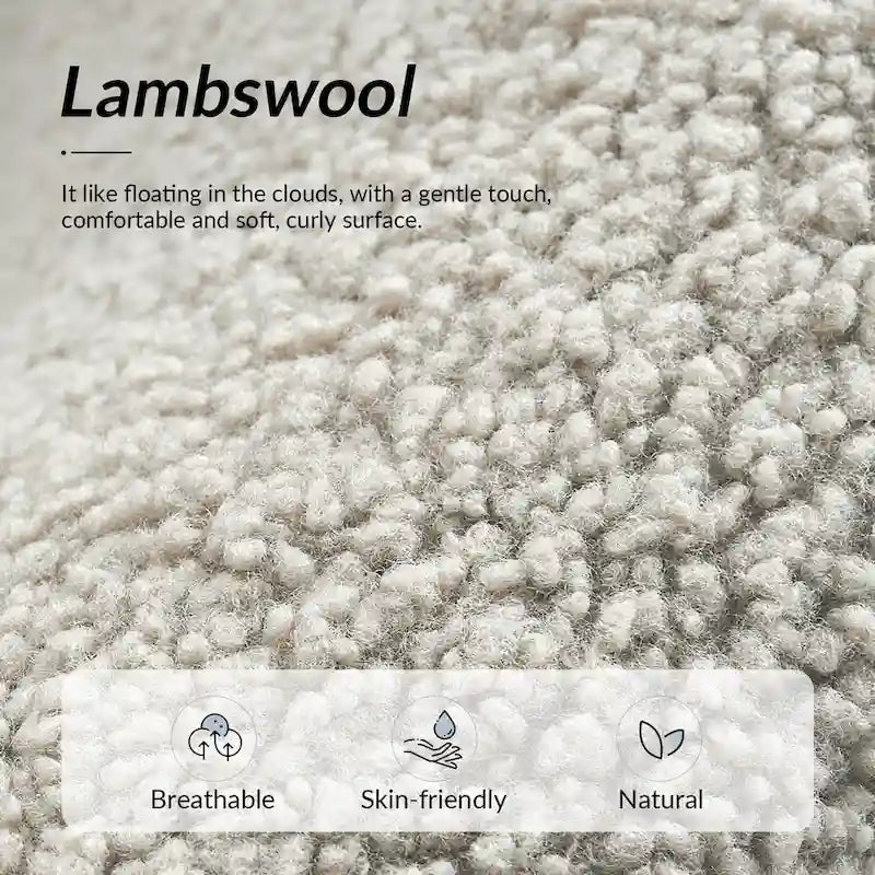 Sheila moderner Bouclé-Sessel, 30 W, mit Massivholzbeinen, 2er-Set von HULALA HOME