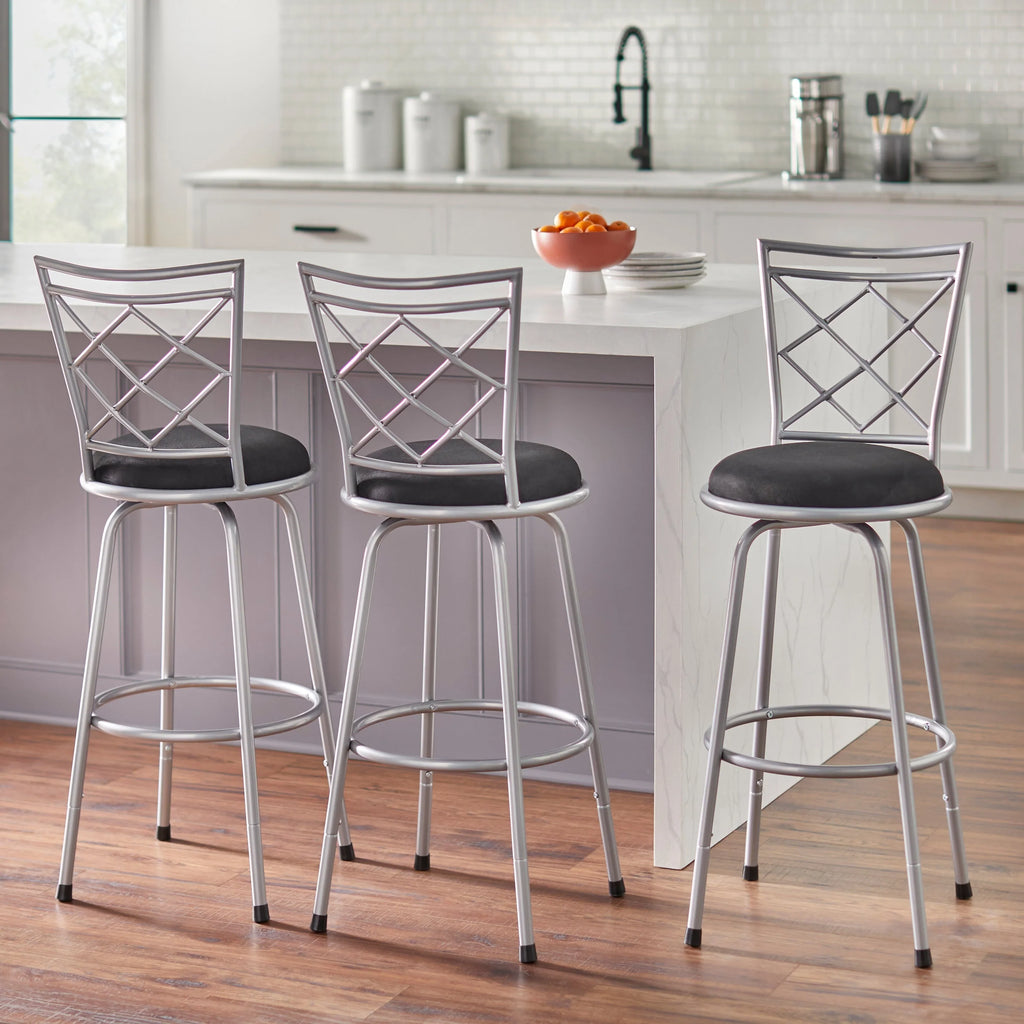Sgabelli girevoli regolabili in altezza Simple Living Alyssa (set da 3)