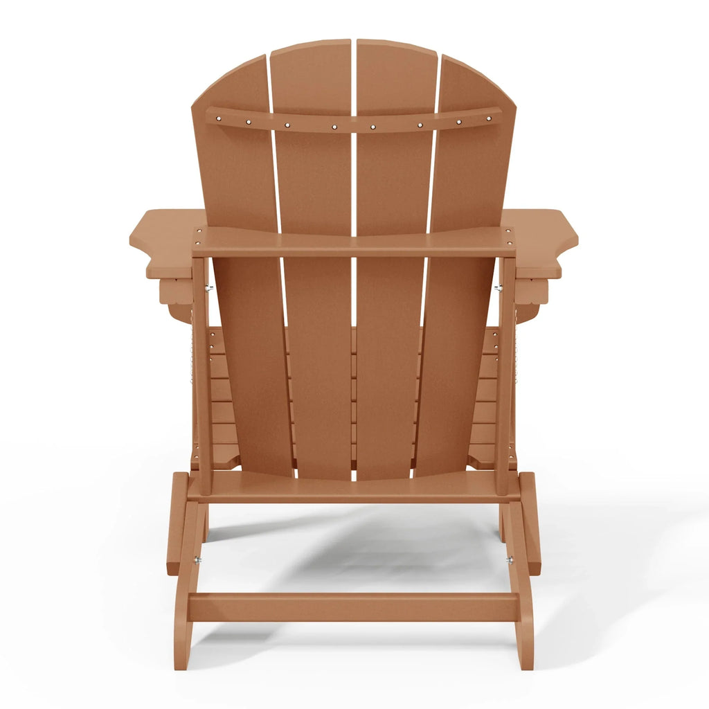 Polytrends Laguna Adirondack-Klappstuhl für die Terrasse, lichtecht und wetterbeständig