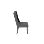 Beste Quality Furniture rustieke uitschuifbare grijze eetkamerset, 9-delig
