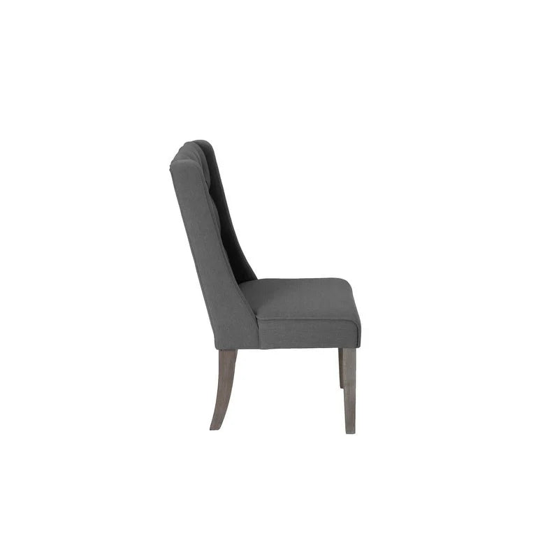 Beste Quality Furniture rustieke uitschuifbare grijze eetkamerset, 9-delig