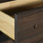 Kleiderschrank aus Massivholz mit 2 Türen - 41x72x22