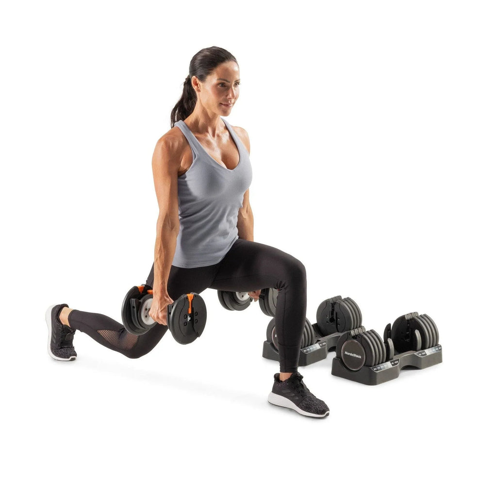 Ensemble d’haltères NordicTrack Select-a-Weight de 55 lb