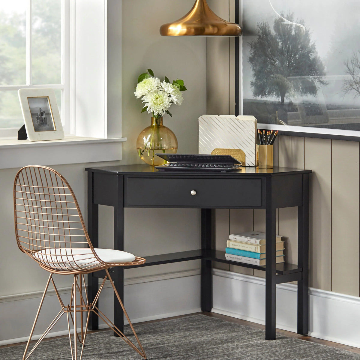 Porch & Den Lincoln Corner Desk