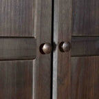 Kleiderschrank aus Massivholz mit 2 Türen - 41x72x22