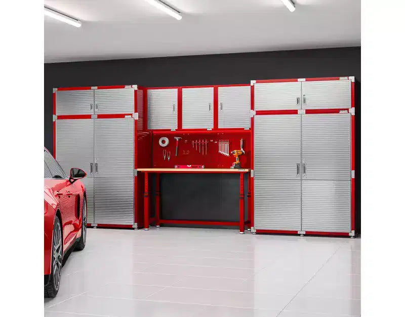 Seville Classics UltraHD extra brede opbergkastset van 2 delen, 60 x 24