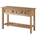 Konsolentisch aus Holz für den Flur mit 3 Schubladen Corona | Furniture Dash - N/A