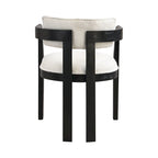 Conrad Sophisticated Modern Dining Chair With Armrest by Christopher Knight Home