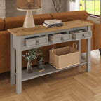 Konsolentisch aus Holz für den Flur mit 3 Schubladen Corona | Furniture Dash - N/A