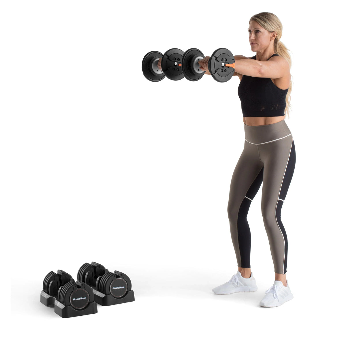 Ensemble d’haltères NordicTrack Select-a-Weight de 55 lb