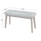 Ensemble de salle à manger Nettie en bois massif Simple Living, 4 pièces