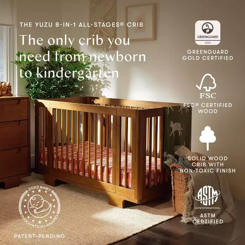 Berço convertível Babyletto Yuzu 8 em 1 com kits de conversão para todas as fases