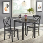 Simple Living Country Cottage eethoek, 3-delig, met neerklapbare bladen